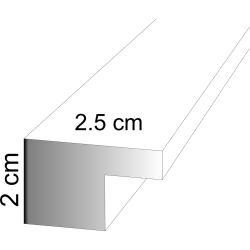 Ramka foto 70x100 drewnianaSZEROKA (2,5cm/2cm) plakat puzle